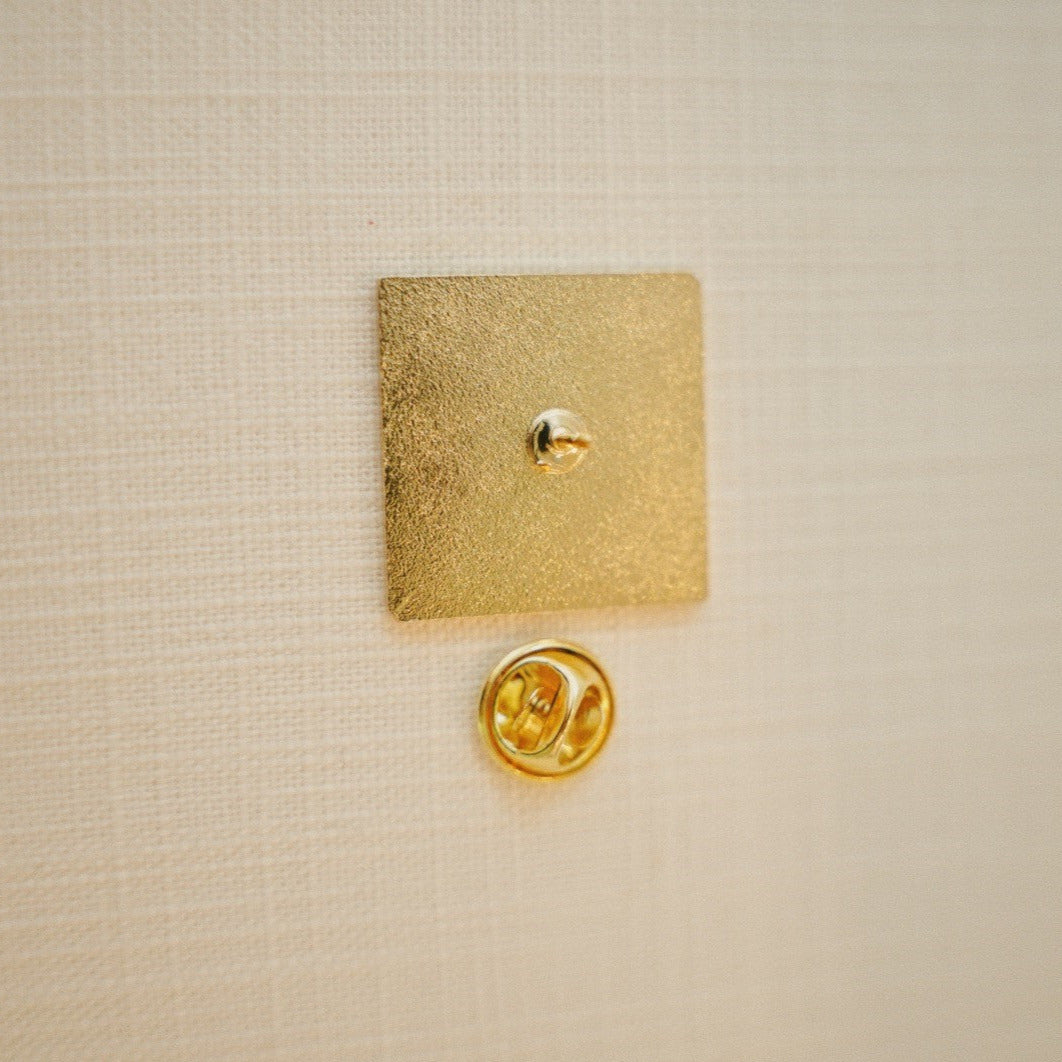 Sticky Note Heart Pin